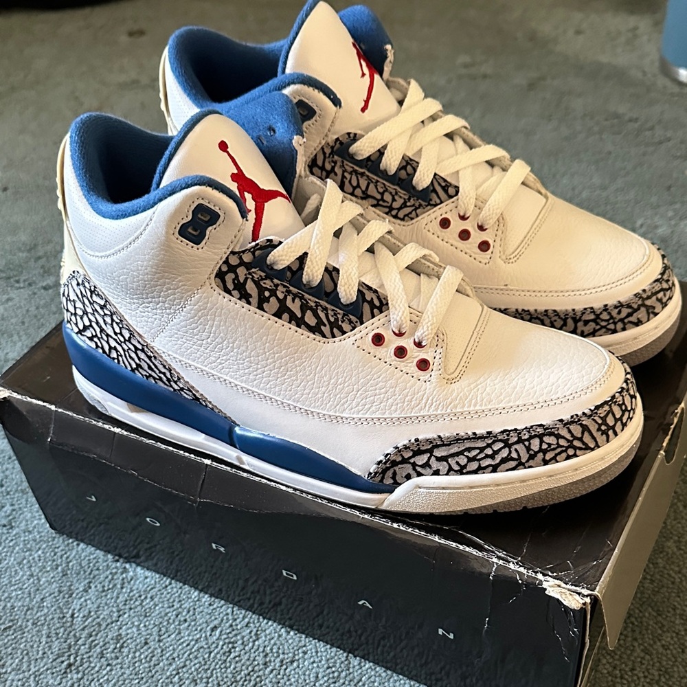 Nike Air Jordan 3 True Blue 2009 International Release Deadstock Size 9.5 New